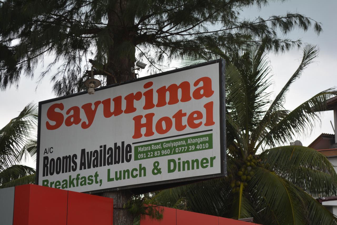 Sayurima Beach Hotel Ahangama Buitenkant foto